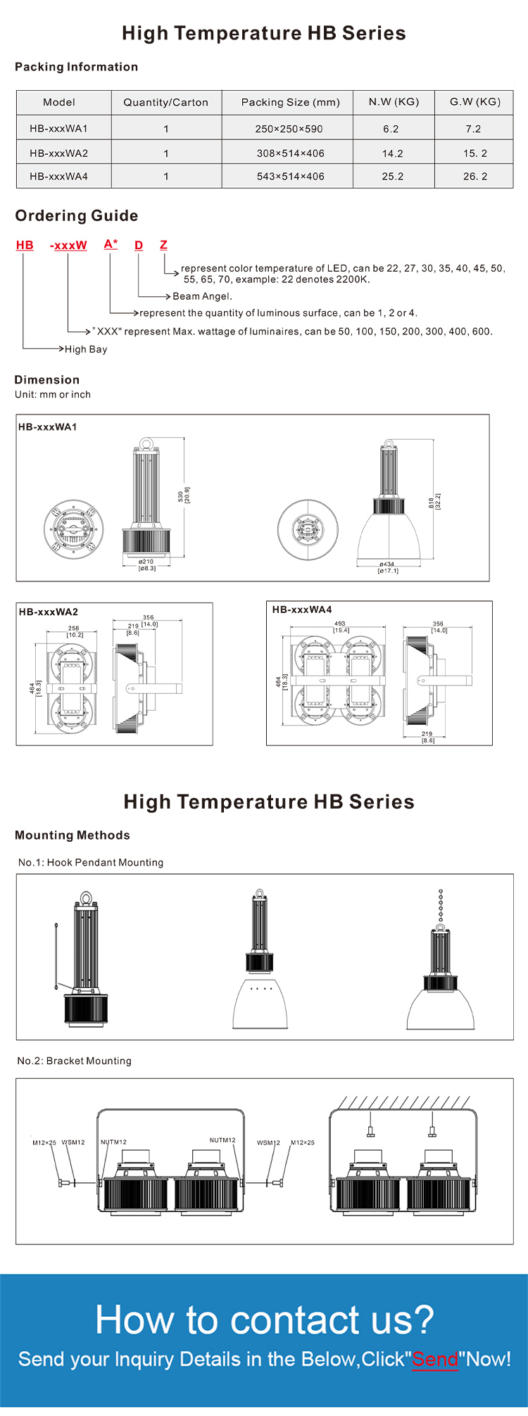 Pan American High Temperature HB Series